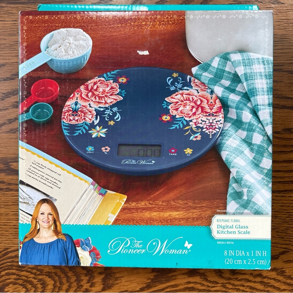 NIB The Pioneer Woman Keepsake Digital Glass Scale